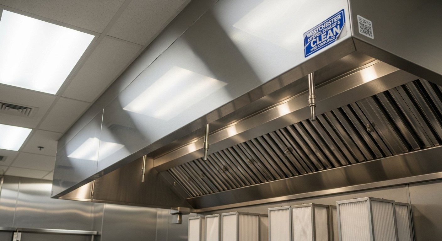 Commercial Kitchen Hood Cleaning service in a commercial kitchen