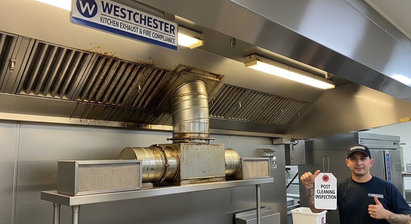 Urgent Kitchen Exhaust Cleaning service in a commercial kitchen
