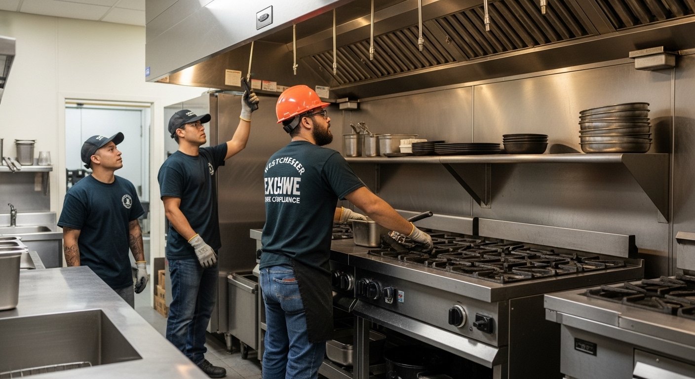 Last-Minute Inspection Cleaning issue in a commercial kitchen exhaust system