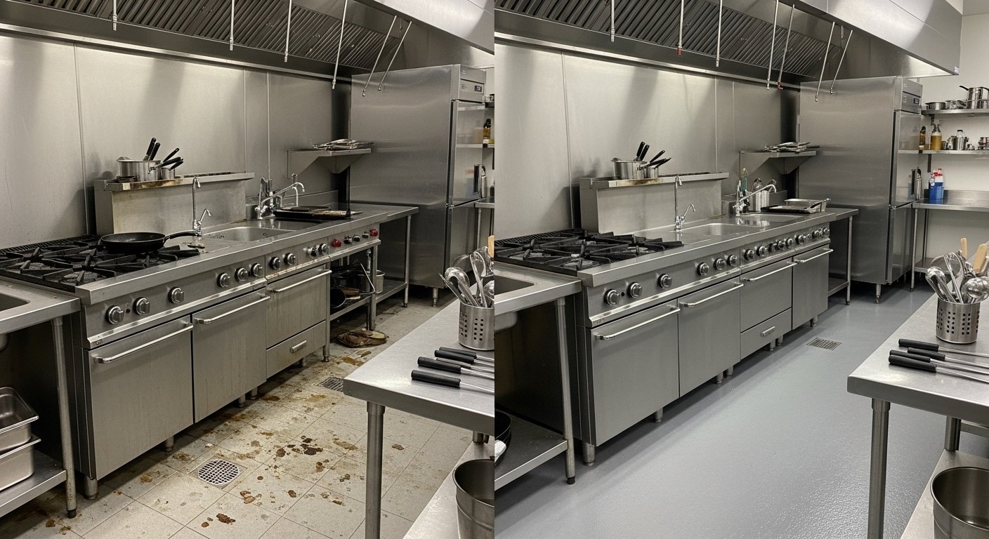 How Often Is Hood Cleaning Required in New York? article image showing commercial kitchen compliance and cleaning