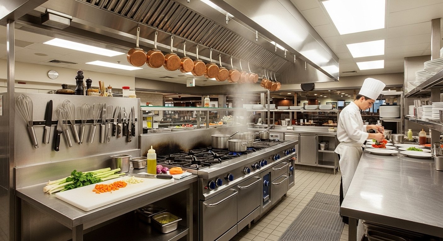 Hastings-on-Hudson Commercial Hood Cleaning service area commercial kitchen image